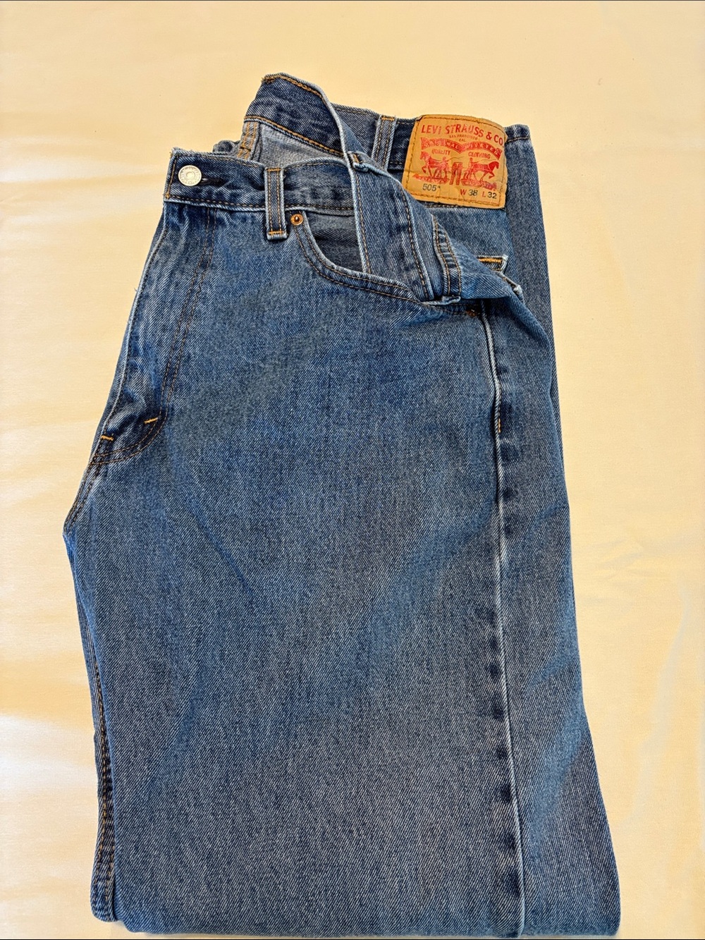 Levi's Men's Straight Blue Denim Jeans